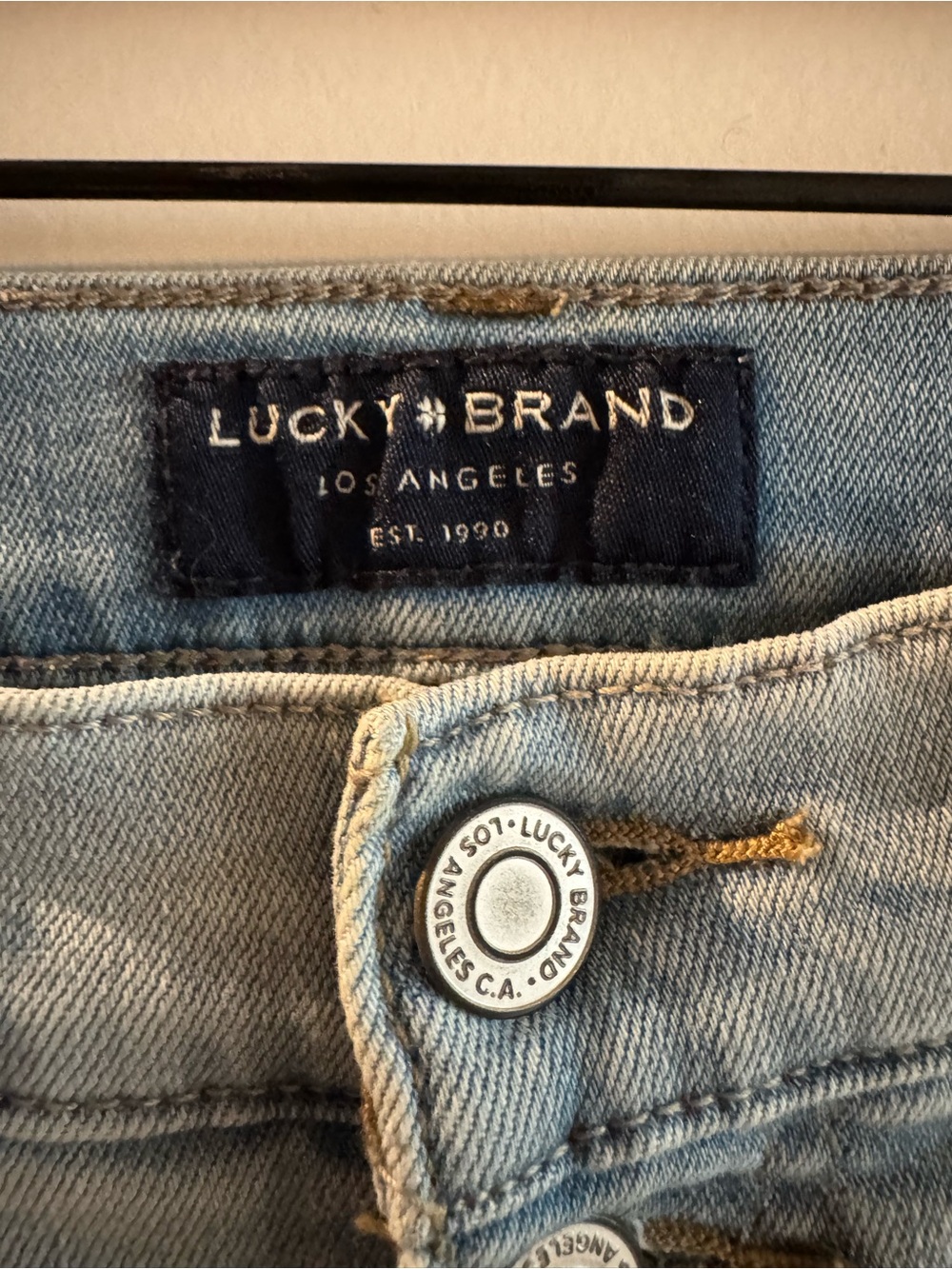 Lucky Brand Grey Skinny Jeans with Button-Fly - Picture 4 of 7